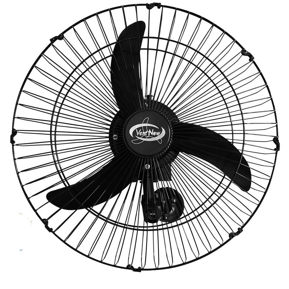 Ventilador de Parede Oscilante 50cm Preto Vent New Bivolt