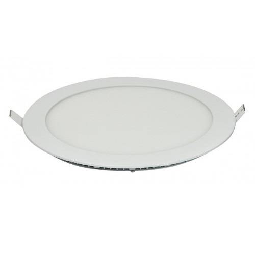 Luminária Plafon Led Embutir Redondo Ultra Slim 25w