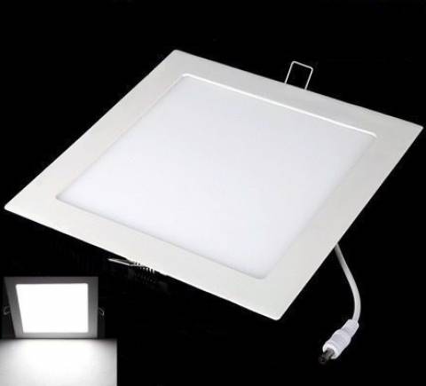 Luminária Plafon Led Embutir Quadrado Ultra Slim 12w