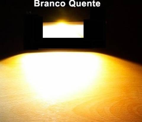 Luminária Plafon Led Embutir Quadrado Ultra Slim 12w