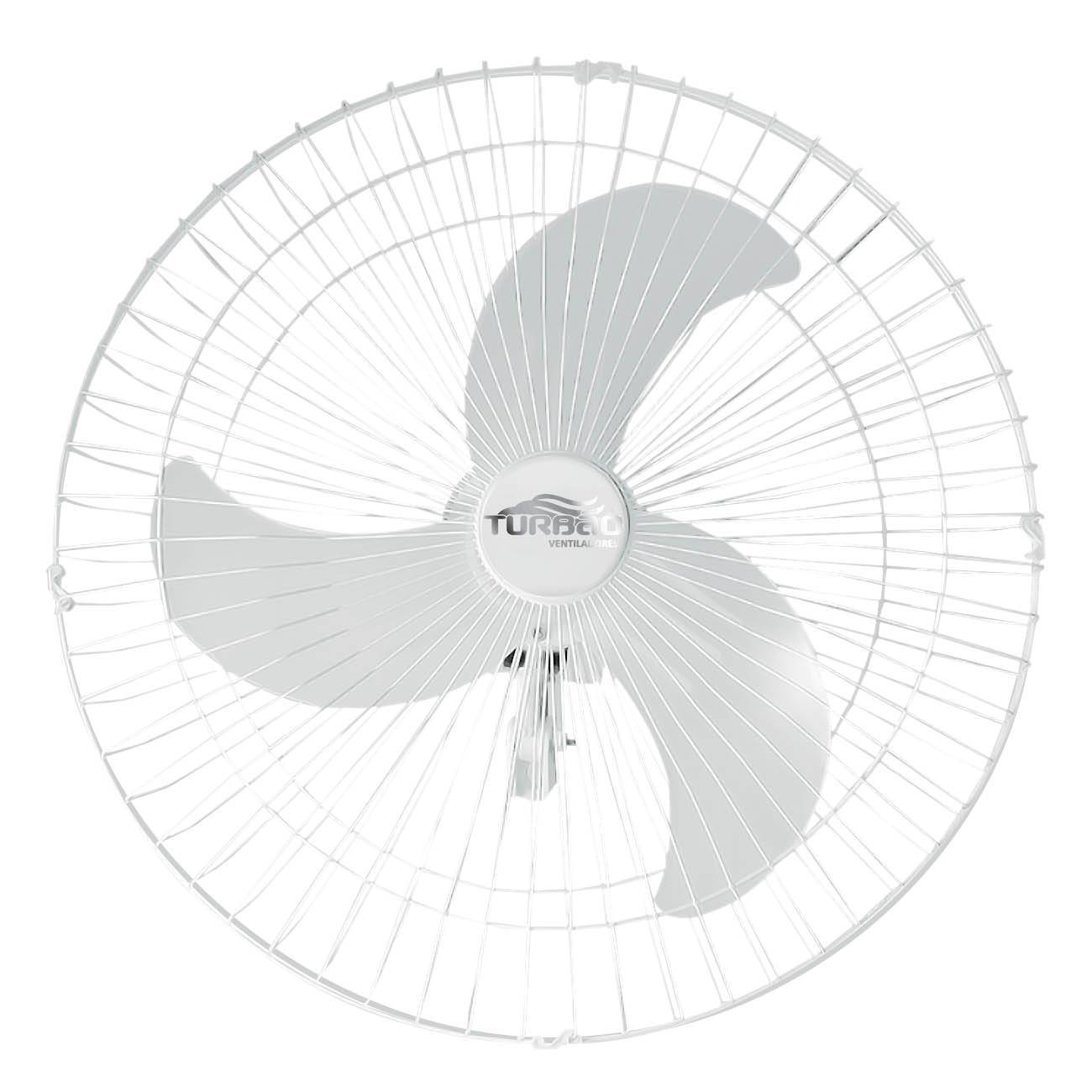  Ventilador de Parede Oscilante 60cm Branco Turbão 200W Bivolt