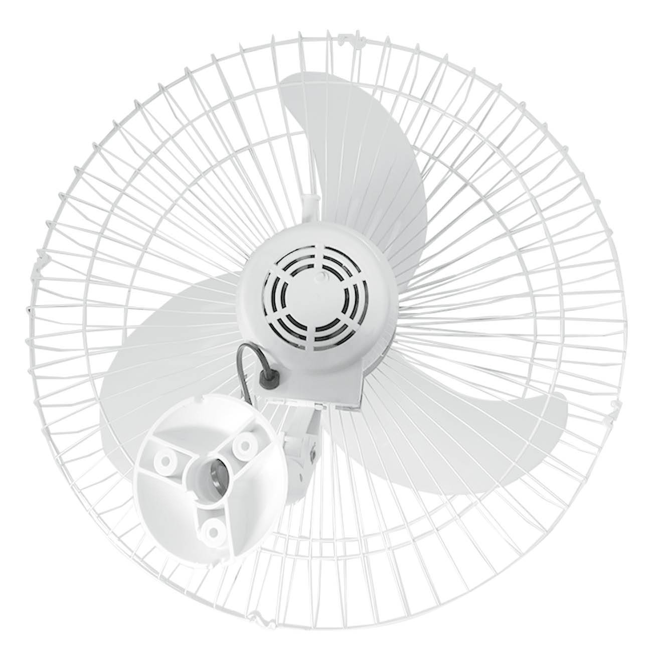  Ventilador de Parede Oscilante 60cm Branco Turbão 200W Bivolt