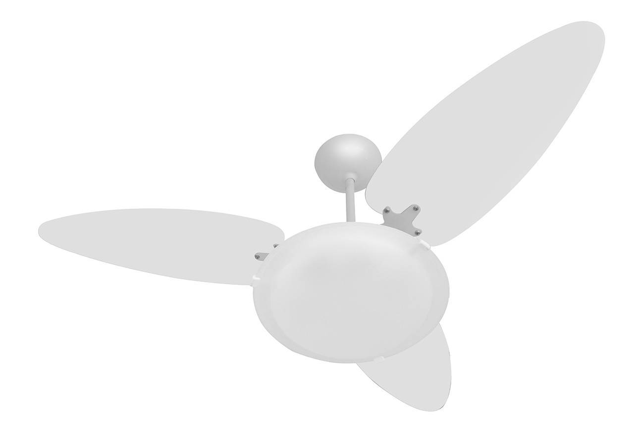 Ventilador de Teto Versatti Ponente 3 Pás Dupla Flace Branco/Tabaco