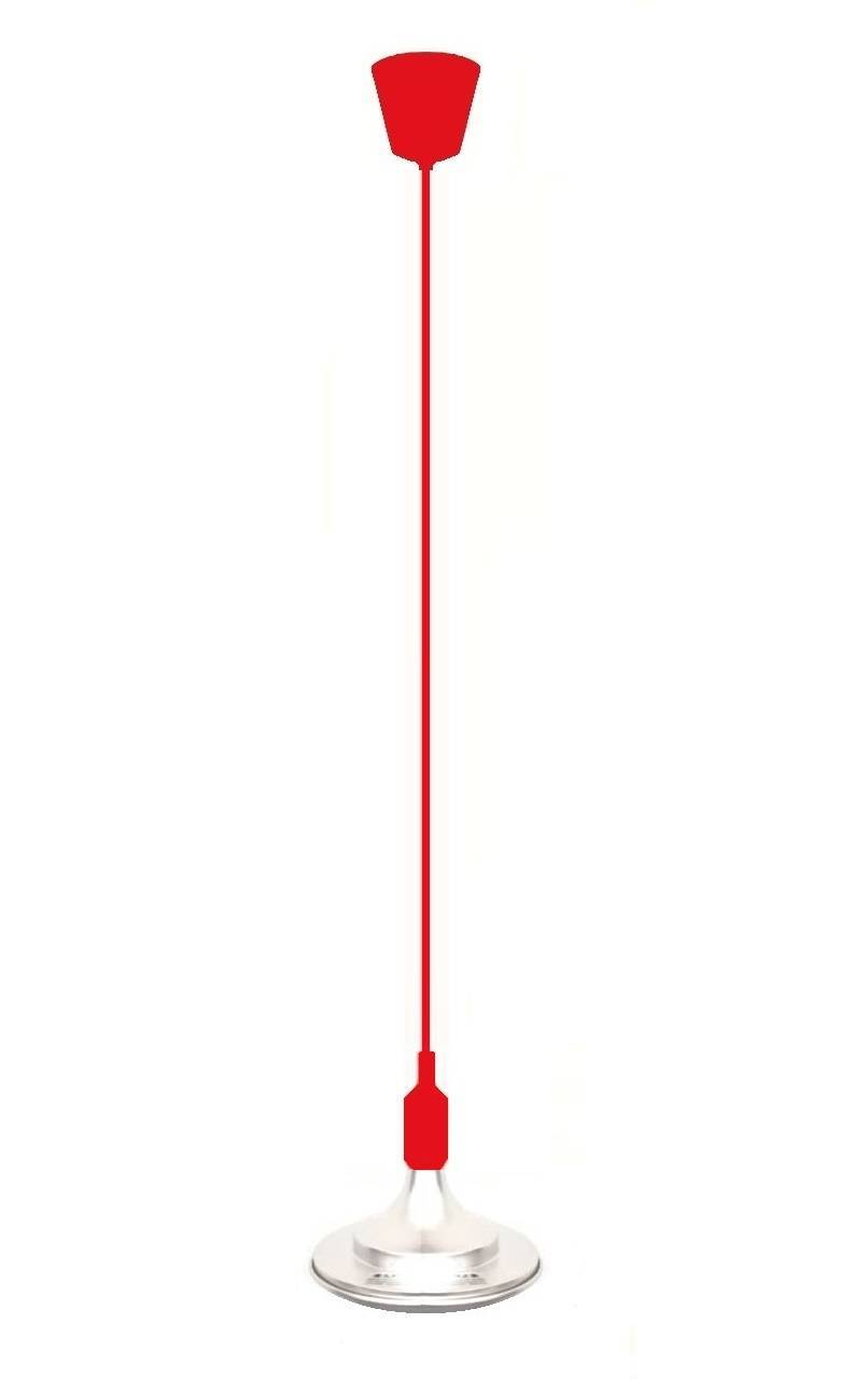 Pendente Luminária Silicone Fio Com Soquete E27