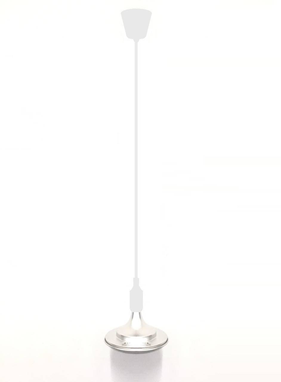 Pendente Luminária Silicone Fio Com Soquete E27