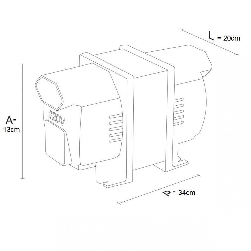 Auto Transformador Bivolt 1010va 707w