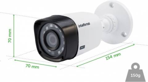 Câmera Intelbras Multi Hd Infravermelho 20mt VHD 1120 B G3 2 - LCG ELETRO