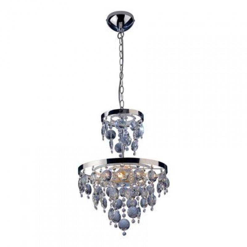 Lustre Pendente Cristal Fenix Bronzearte 3 Lamp E27