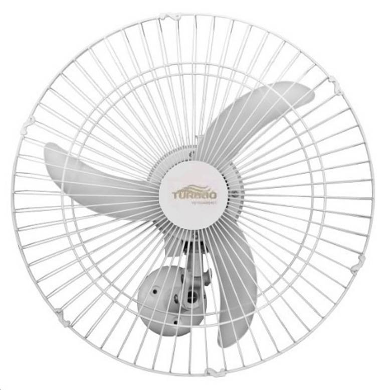 Ventilador de Parede Oscilante 50cm Branco Turbão 130W Bivol - LCGELETRO
