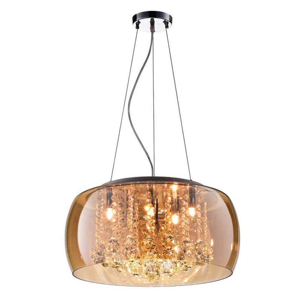 Lustre Pendente Ambar Cristal Soho Bella 40x20cm