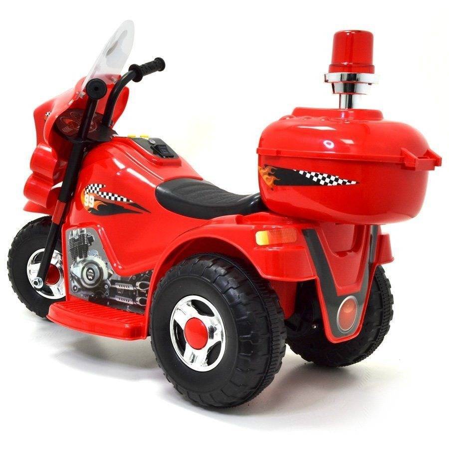Mini Moto Elétrica Infantil Vermelha Triciclo Para Crianças  - LCGELETRO