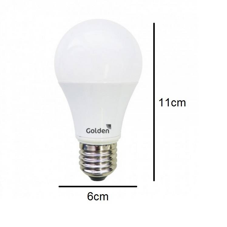 Lâmpada Led 4,5w Bulbo E27 Bivolt Golden 480lm Inmetro