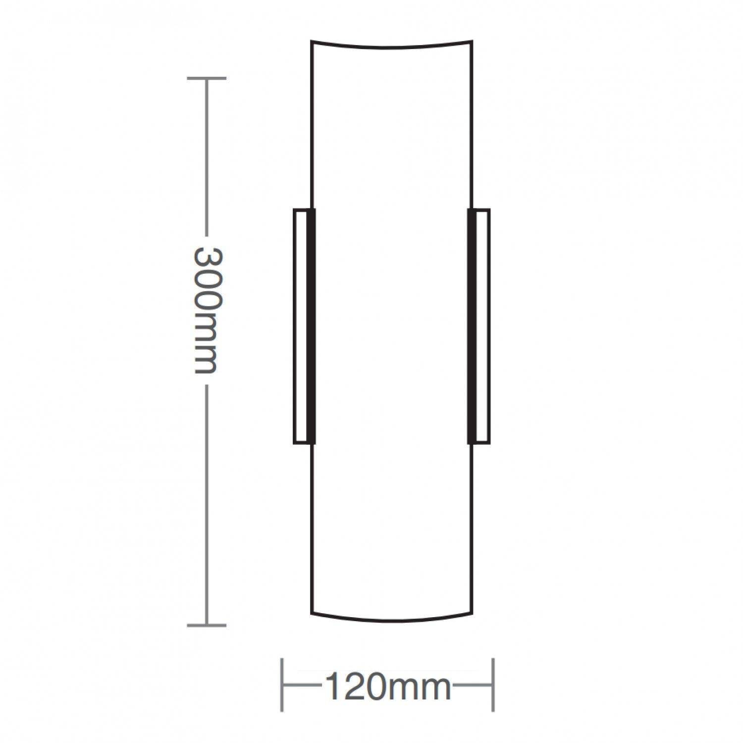 Arandela De Parede 30cm Embaú Branco E27 Taschibra