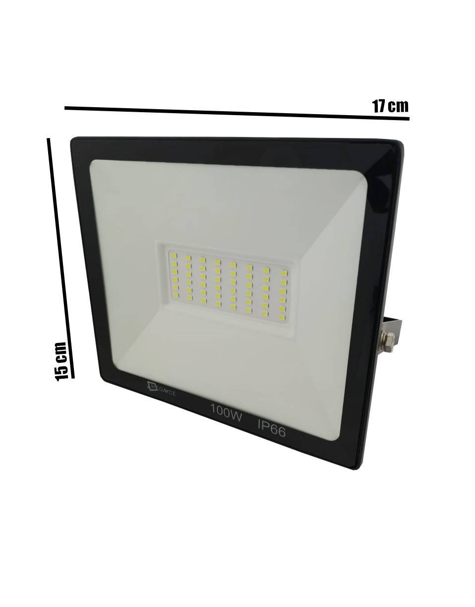 Holofote Refletor Super Led 100w Luz Branco Frio A Prova D'Água