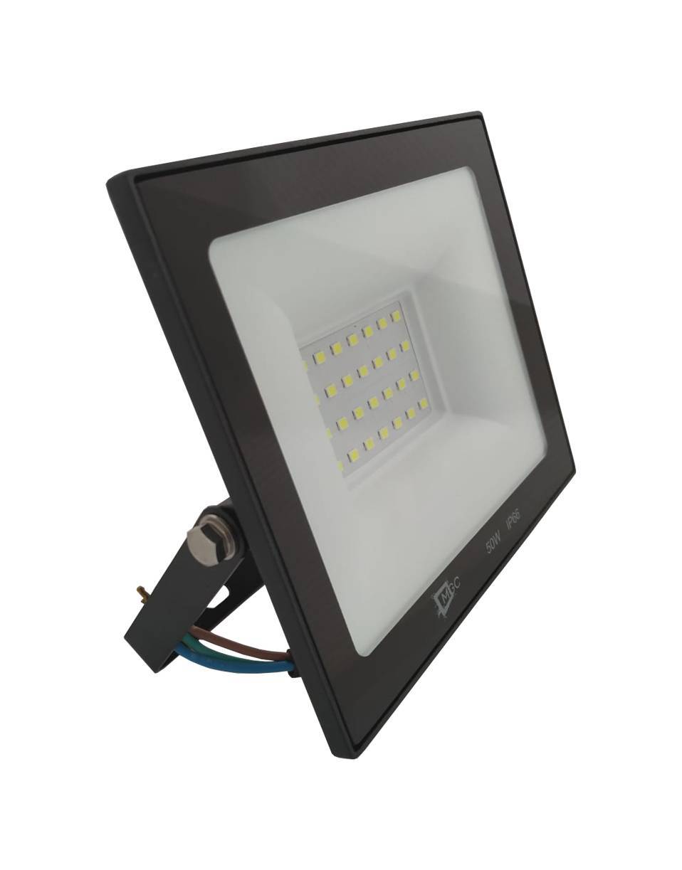 Refletor Led 50w Holofote Bivolt Prova D'água Branco Frio Kit 3 unidades