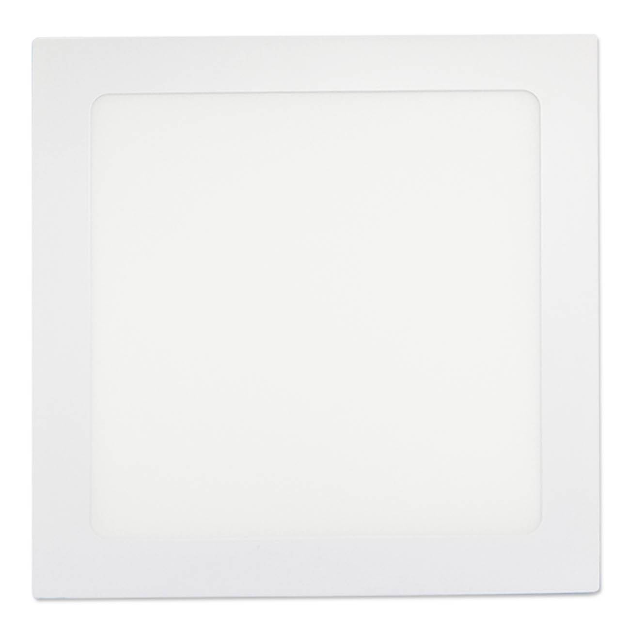 Luminária Plafon Led Embutir Slim Quadrado 18w Branco Frio