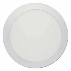 Luminária Plafon Led Embutir Slim Redondo 18w Branco Frio