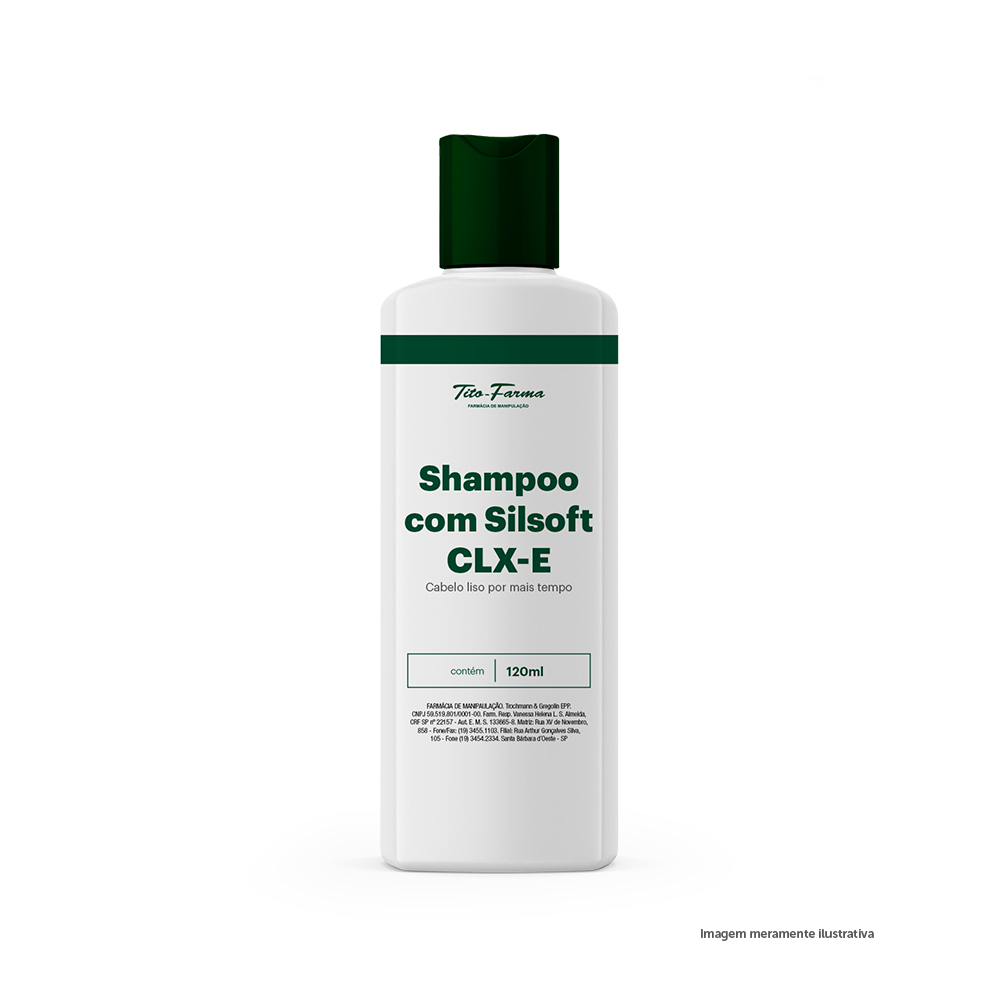 Shampoo com Silsoft CLX-E - 120mL - Tito Farma 