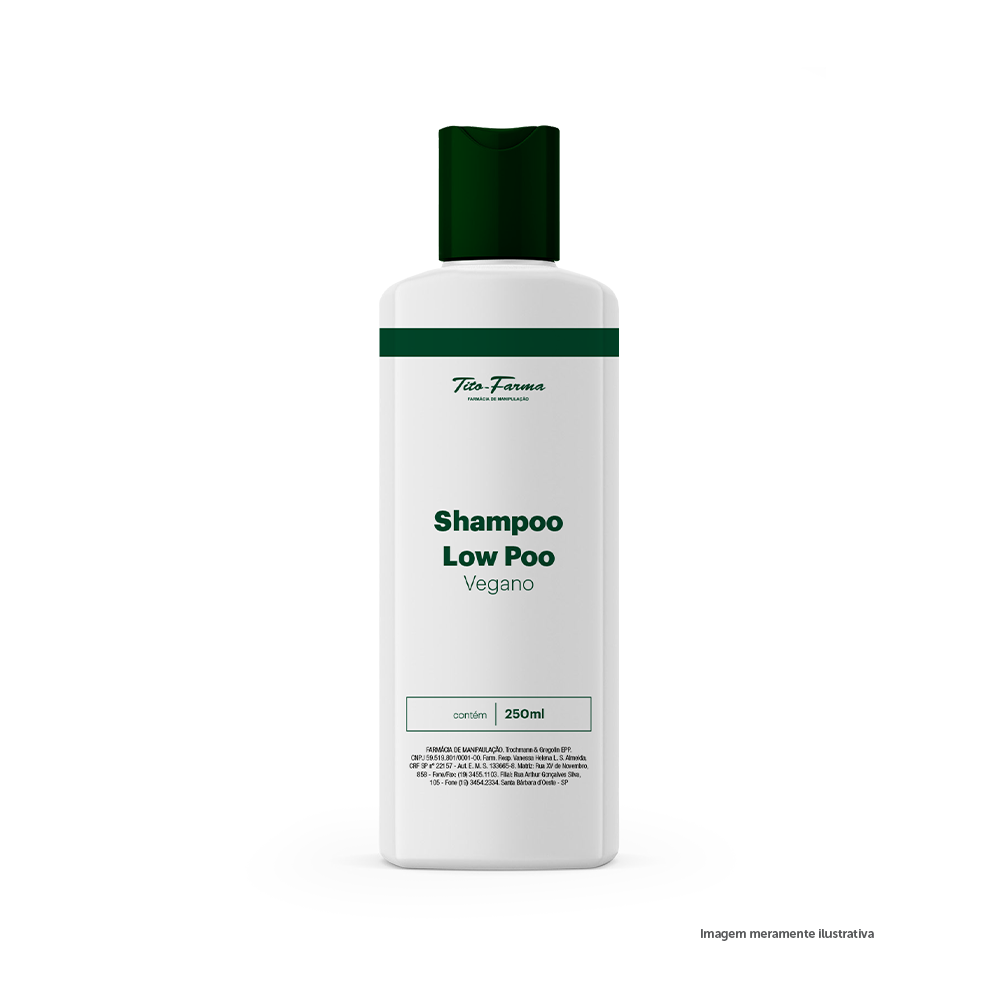 Shampoo Low Poo Vegano - 250mL - Tito Farma 