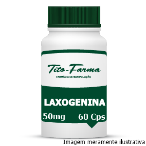 Laxogenina - Auxilia a Aumentar Massa e Força Física (50mg - 60 Cps)  - Tito Farma 