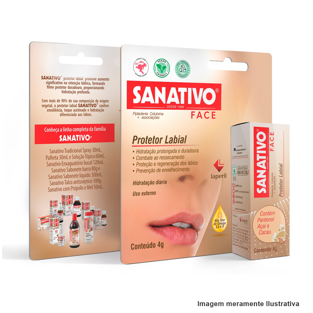 Protetor Labial Sanativo (4g) - Tito Farma 