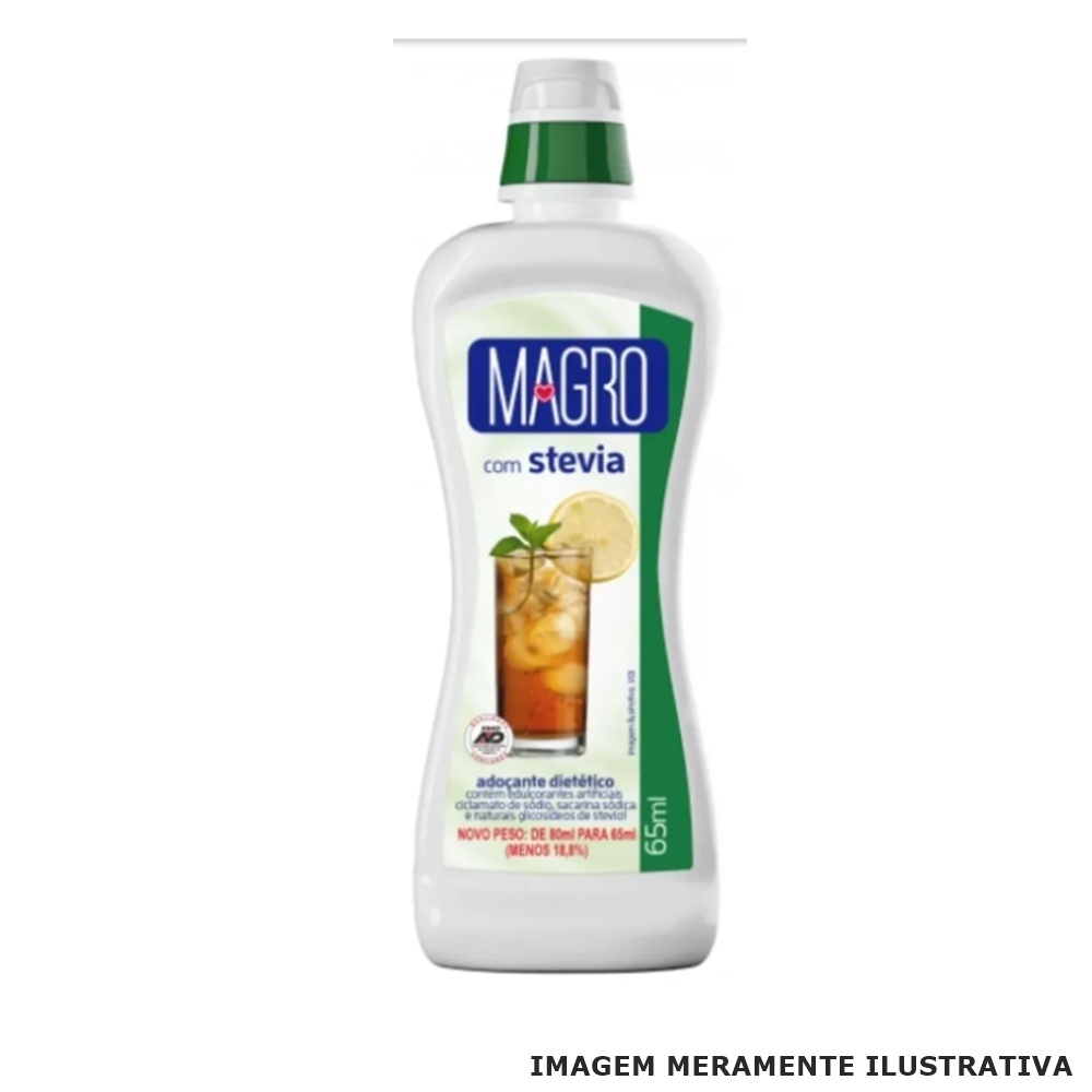Adoçante Magro com Stevia Líquido - 80ml