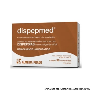 Dispepmed - Auxiliar no Tratamento das Dispepsias e Digestão Difícil (30 Comprimidos)