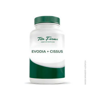 Evodia + Cissus - Auxilia na Queima de Gordura e Diminuição da Absorção de Carboidratos - 60 doses