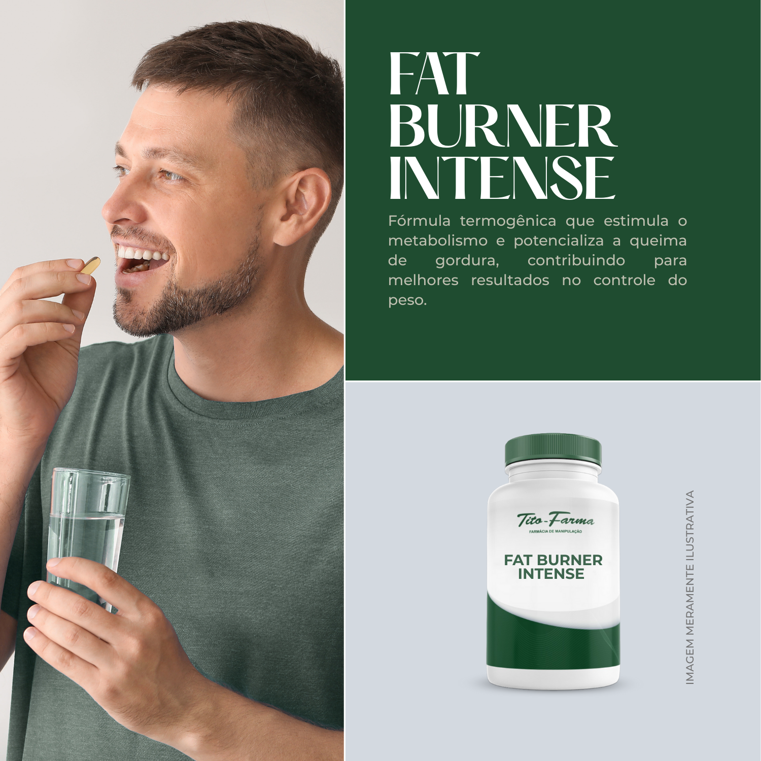 ULTORA F.B ウルトラファットバーナー Fat Burner Intense - 60 doses - Tito Farma