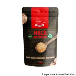 Maca Peruana em Pó - Energético e Estimulante (120g) - Sabor da Terra