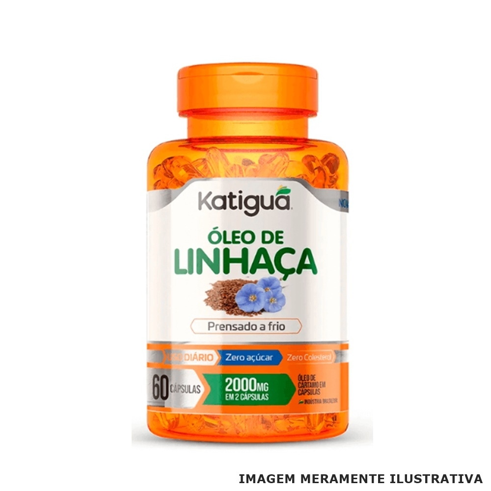 Óleo de Linhaça 1g (60 cps) - Katiguá