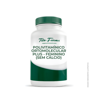 Polivitamínico Ortomolecular PLUS - Feminino (Sem Cálcio)