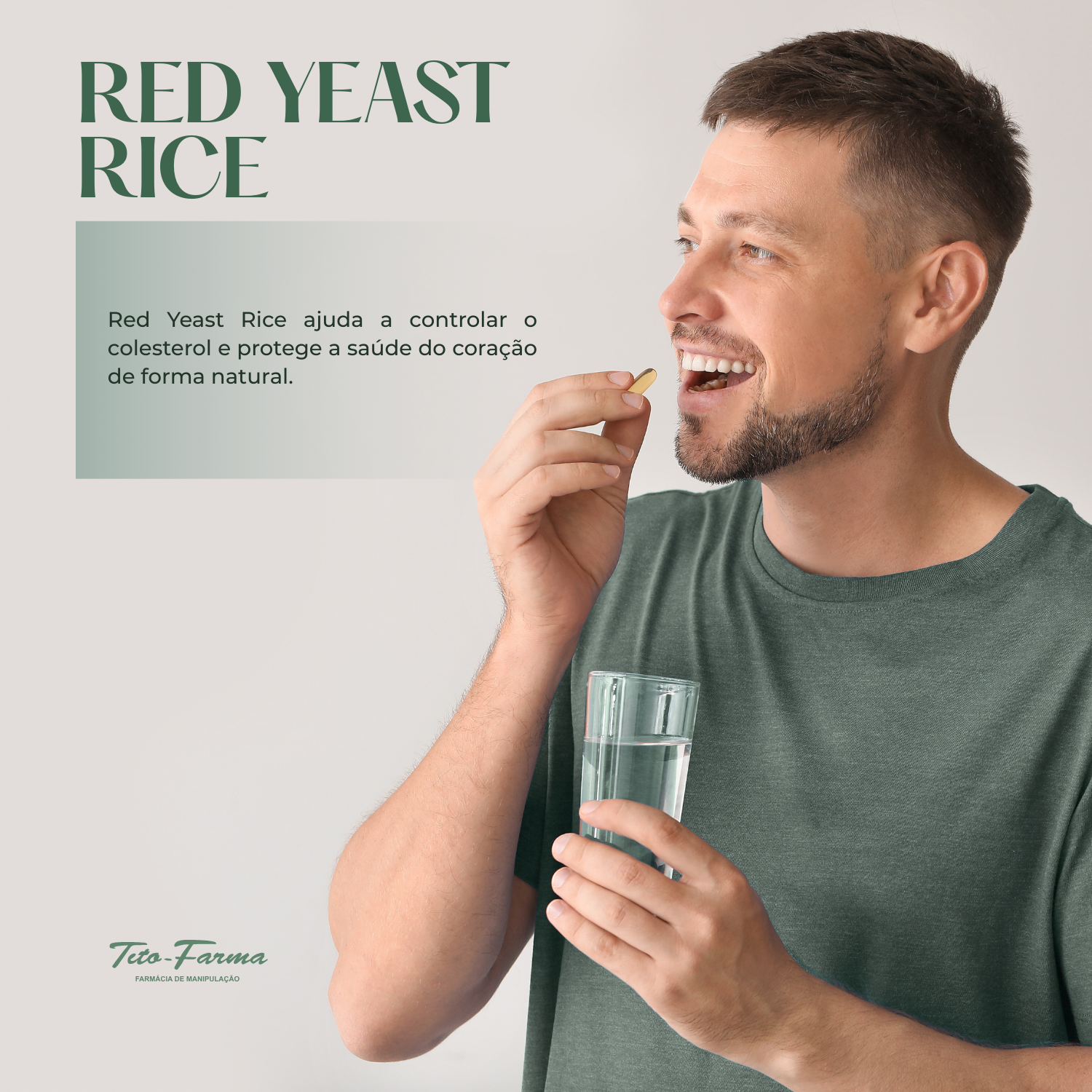Red Yeast Rice - 300mg - 60 doses - Tito Farma