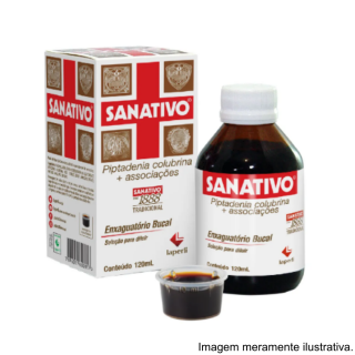 Sanativo (Enxaguatório Bucal) - Antisséptico (120ml)