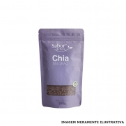 Semente de Chia (em grão) 200g - Sabor da Terra
