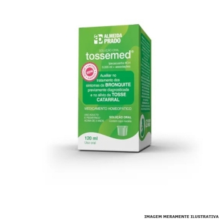 Tossemed Solução Oral - Auxiliar no Tratamento de Tosse Catarral e Bronquite 120ml - Almeida Prado