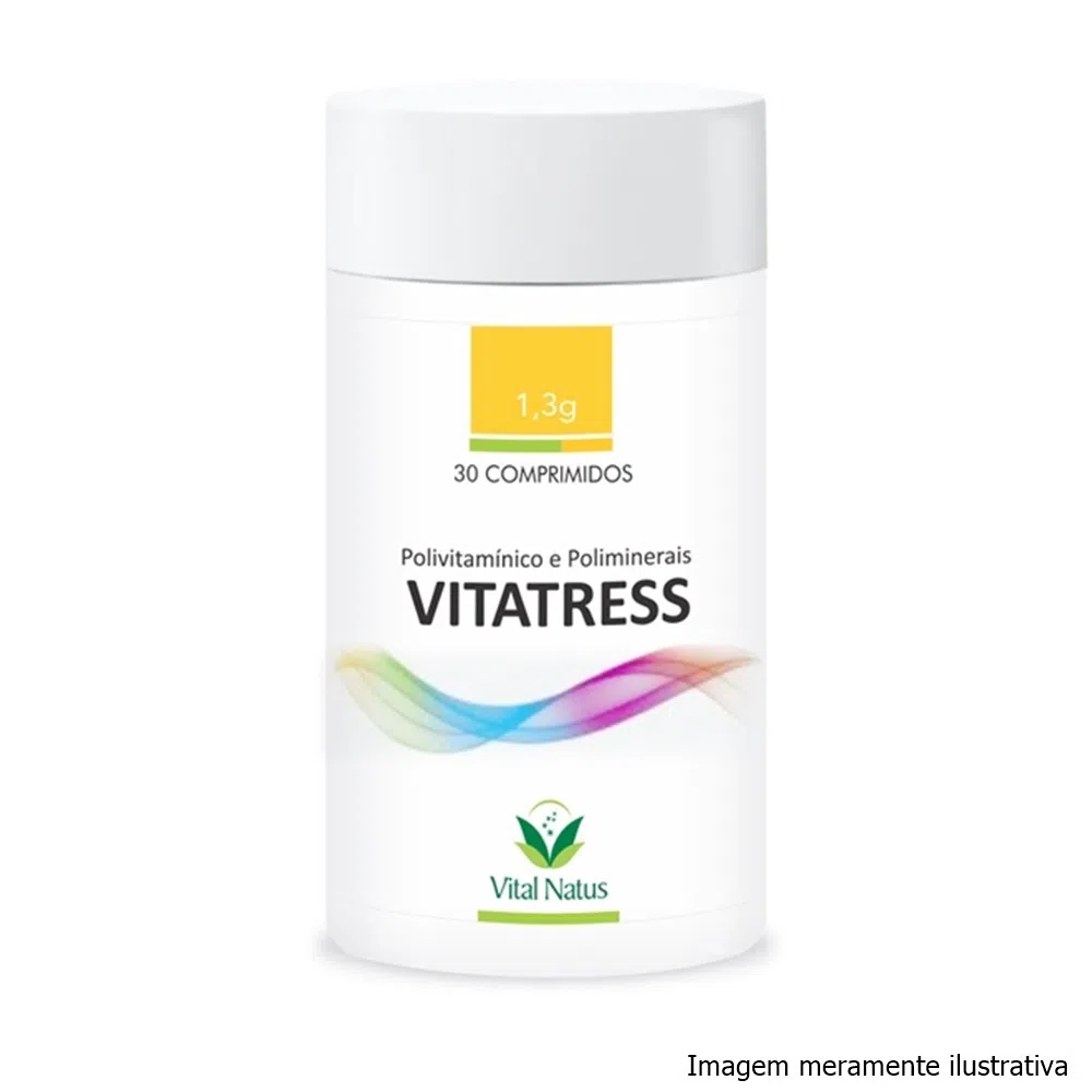 Vitatress - Polivitamínico para Manutenção do Bom Funcionamento do Organismo - Vital Natus