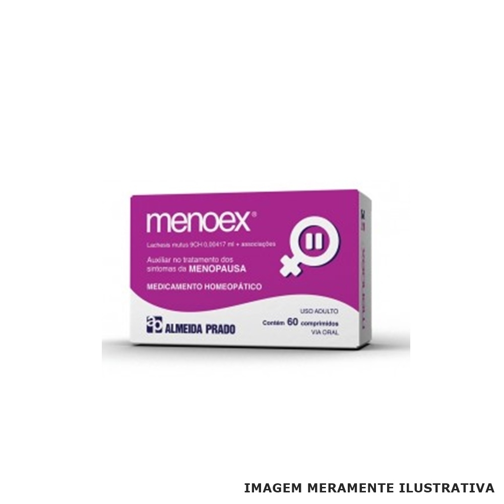 Menoex - Auxiliar no Tratamento da Menopausa (60 Comprimidos) - Almeida Prado