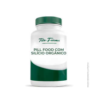 Pill Food com Silício Orgânico 100mg + MSM 100mg