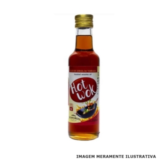 Óleo de Gergelim Torrado Hot Wok 250ml Sésamo Real 