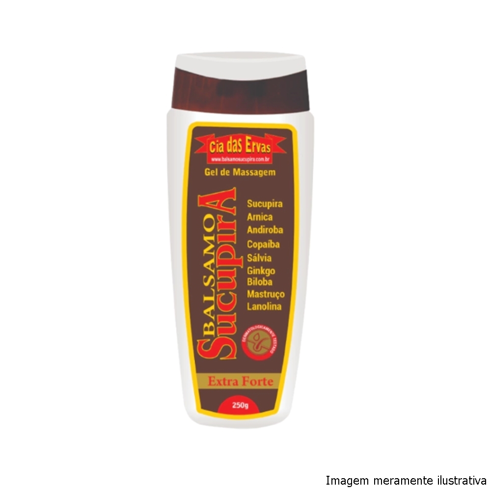 Gel de Massagem Bálsamo Sucupira Extra Forte - 250g