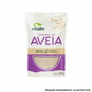 Farinha de Aveia Sem Glúten 200g Vitalin