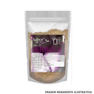 Fibra de Berinjela 150g Sabor da Terra 