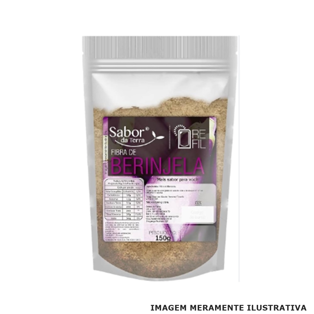 Fibra de Berinjela 150g Sabor da Terra 