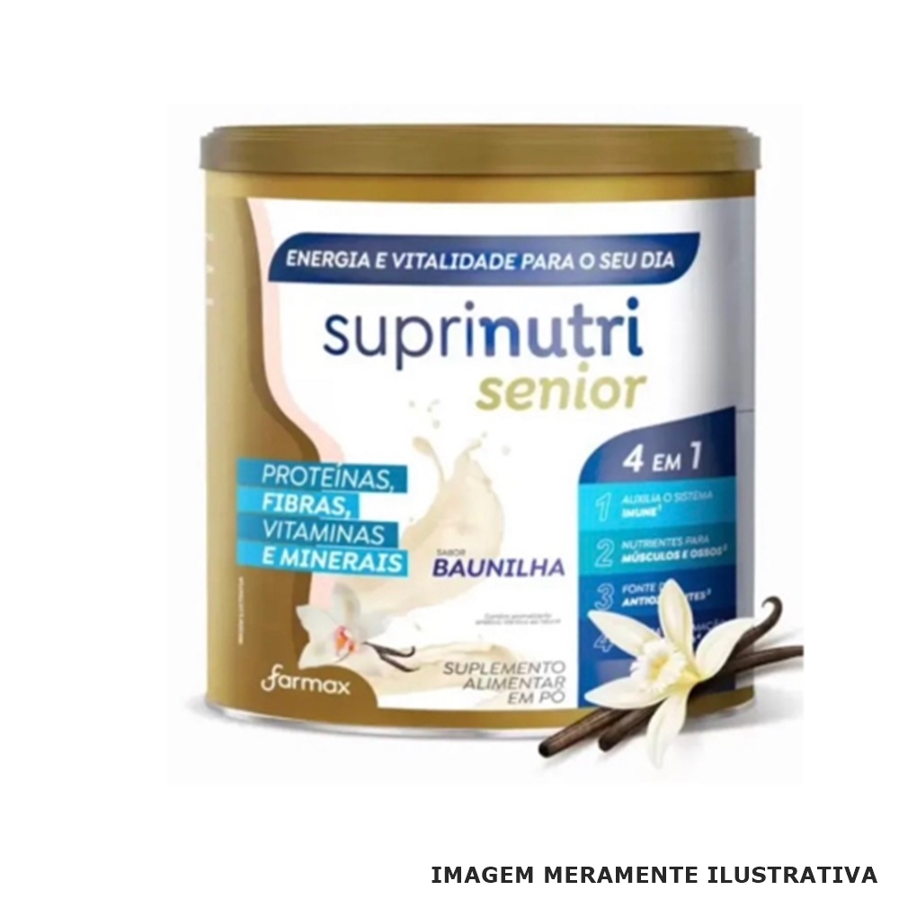  Suprinutri Senior Sabor Baunilha 4 em 1 400g - Farmax