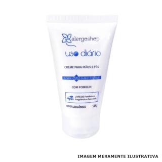 Creme Hidratante Para Mãos e Pés 50g Alergoshop 