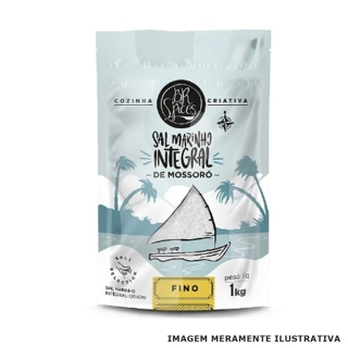Sal Marinho Br Spices Integral de Mossoró Fino Pouch 1kg