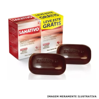 Sabonete - Antisséptico Contém 2 unidades (80g)=160g