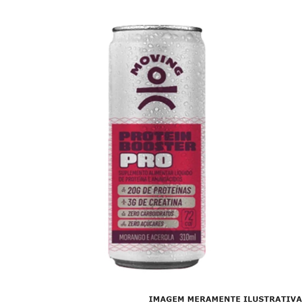 Moving Protein Booster Pro Morango e Acerola - 310ml