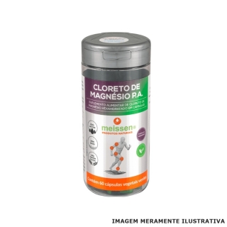  Cloreto de Magnésio P.A. 60 Capsulas Vegetais Meissen 